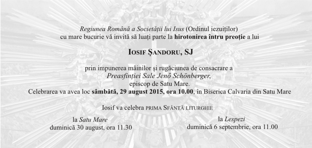 Invitatie Iosif